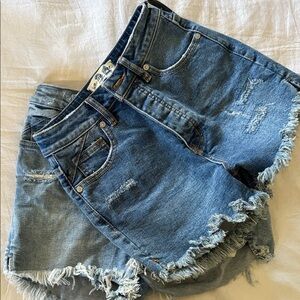 Free People CRVY Vintage High-Rise Shorts